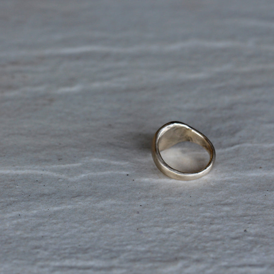 Organic Signet Ring -Round