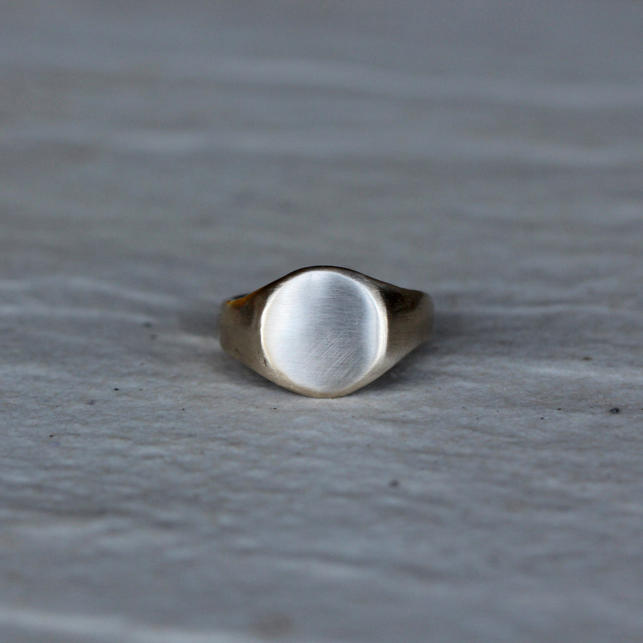 Organic Signet Ring -Round