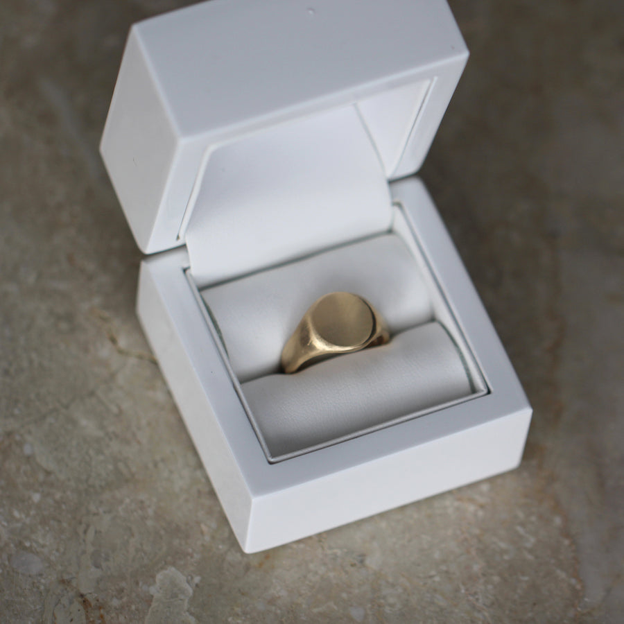 Organic Signet Ring -Round