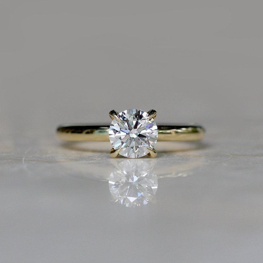 Brilliant-cut Lab Grown Diamond Solitaire Ring - 1.00ct