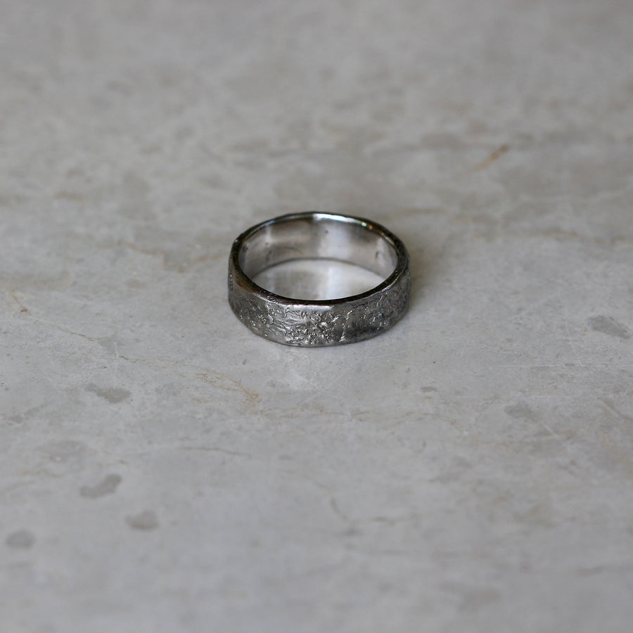 Heavily Textured Plain Band - 6mm