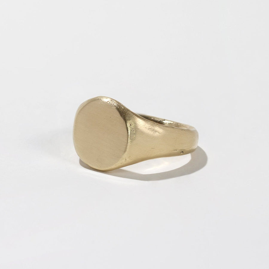 Organic Signet Ring -Round