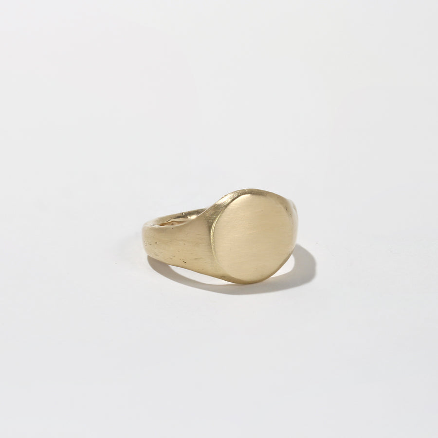 Organic Signet Ring -Round