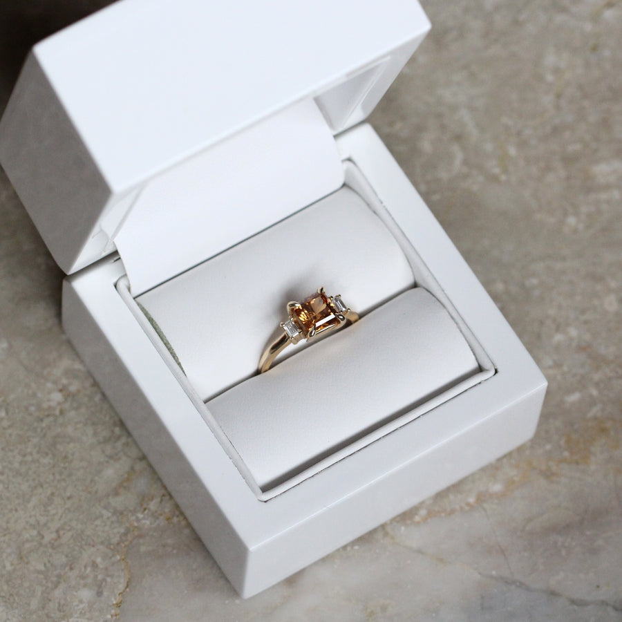 Honey Zircon Ring - 2.1ct