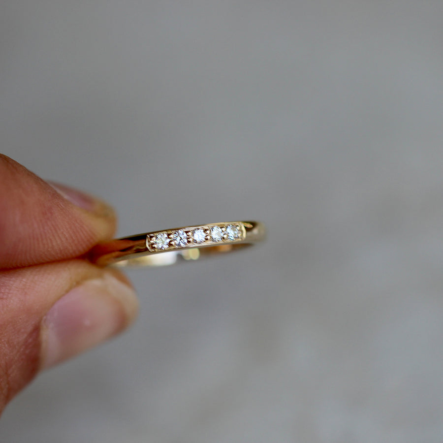 Pavé Diamond Band - Straight