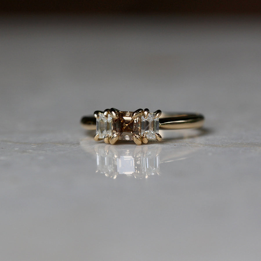 Argyle Asscher Diamond Ring - 0.52ct