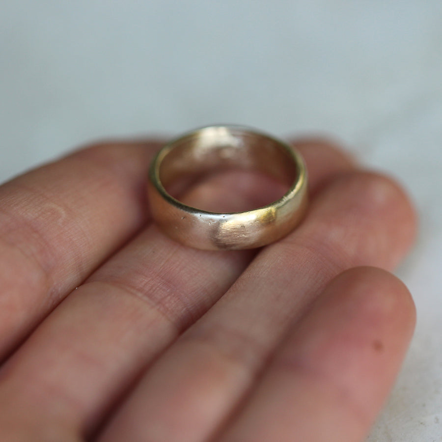 Textured Plain Band - 6mm