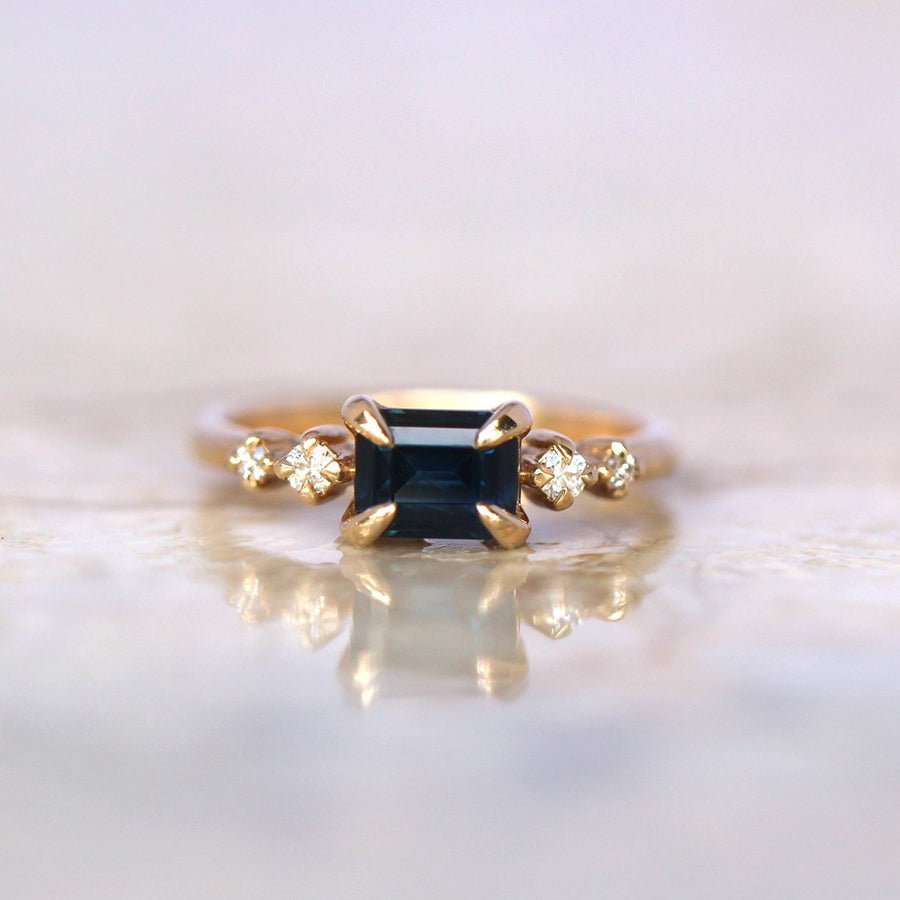 Blue Sapphire Ring - 1.1ct - JUX Jewellery