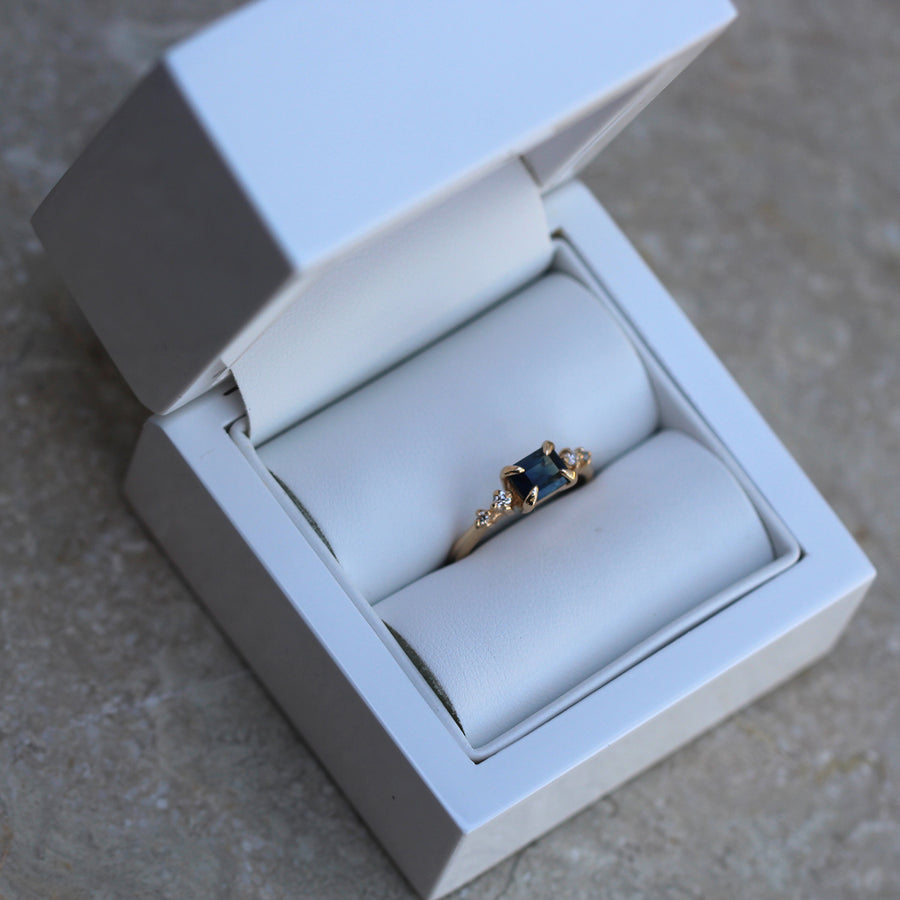 Blue Sapphire Ring - 1.1ct - JUX Jewellery